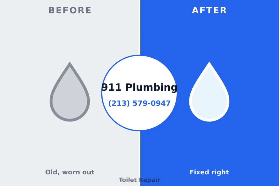 Before and after: plumbing company Maury, NC